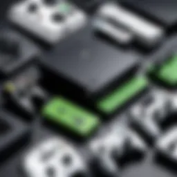 Diverse gaming consoles showcasing Xbox and PlayStation