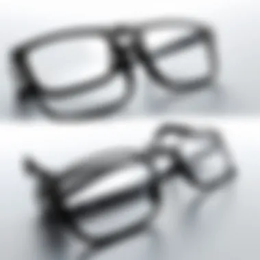 Detailed comparison of materials used in Foster Grant Foldable Reading Glasses.