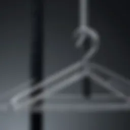 Robust heavy-duty wire hanger showcasing its strength and durability.