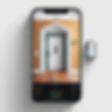 User-friendly mobile app showcasing HomeKit door sensor functionality