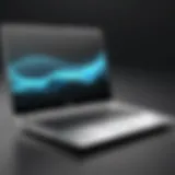 HP laptop showcasing sleek design and build quality