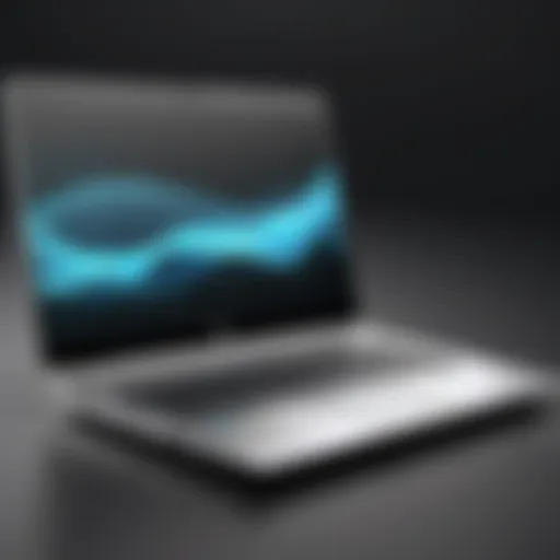 HP laptop showcasing sleek design and build quality