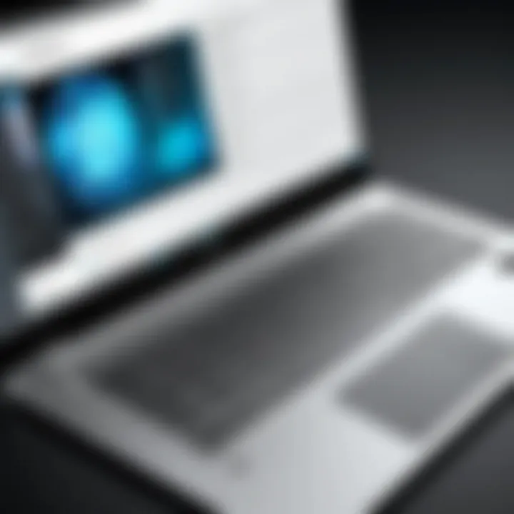 User interface experience on HP laptop
