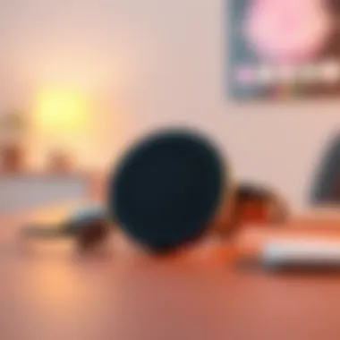 Close-up of a smart hue retrofit kit on a table