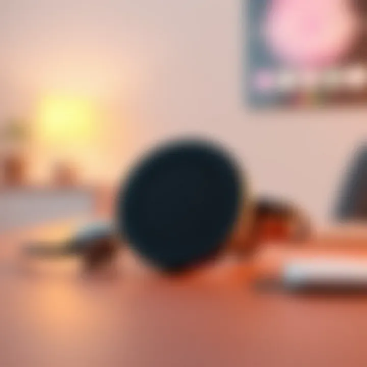 Close-up of a smart hue retrofit kit on a table