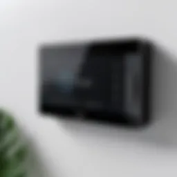 Sophisticated intercom system setup in a modern home environment.