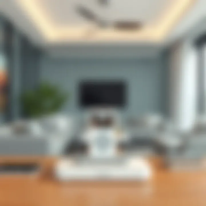 iHome iPod Speaker Dock in a Contemporary Setting iHome iPod speaker dock in a modern living room