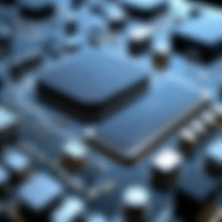 Visual representation of tech trends relevant to computer hardware and electronics.
