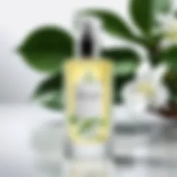 Elegant bottle of Jovan Island Gardenia Cologne Spray showcasing its floral essence