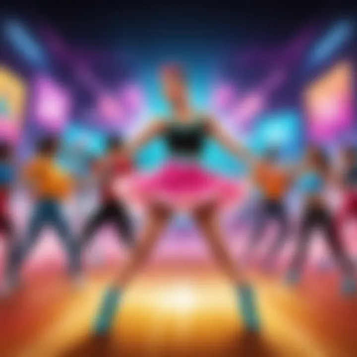 Cultural impact representation of dance within communities inspired by Just Dance Ultimate.