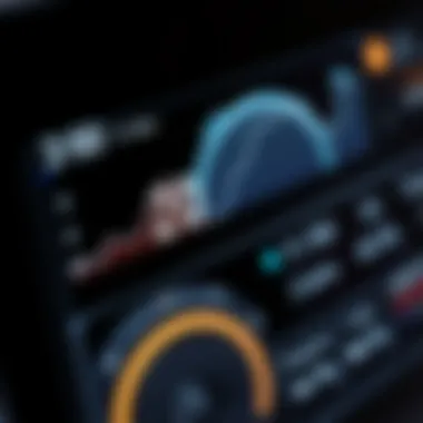 Close-up of the sound quality performance metrics displayed for the Kanto PS200