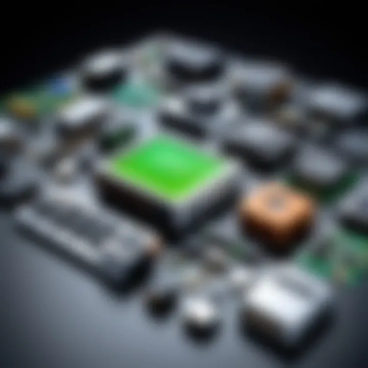 Diverse K&H electronics products on display