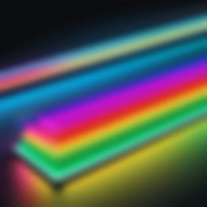 Comparison of energy consumption between LED flow lights and traditional lighting solutions.