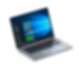 Lenovo T480 laptop showcasing its sleek design