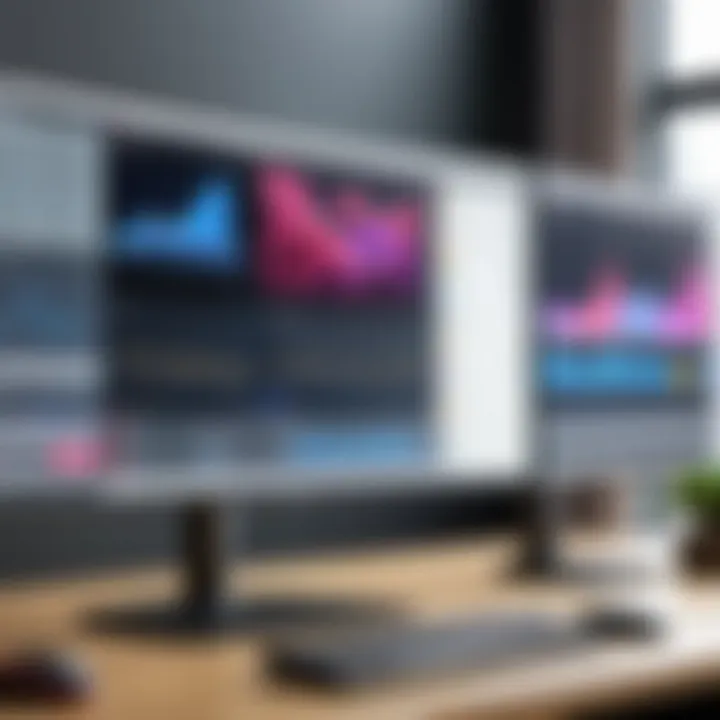Comparison chart of LG double wide monitors with competitors