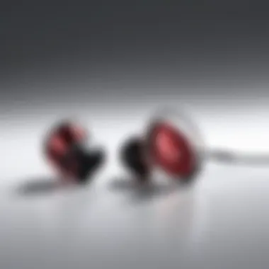 Sleek Design of LG EarPods High-resolution image showcasing the sleek design of LG EarPods.