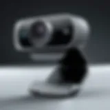 Logitech Pro Webcam showcasing sleek design