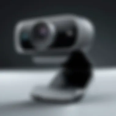 Sleek Design of Logitech Pro Webcam Logitech Pro Webcam showcasing sleek design