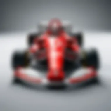 A close-up of the kart customization options available for players.