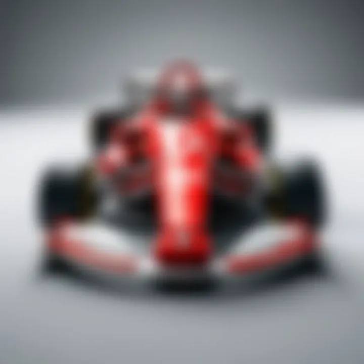 A close-up of the kart customization options available for players.