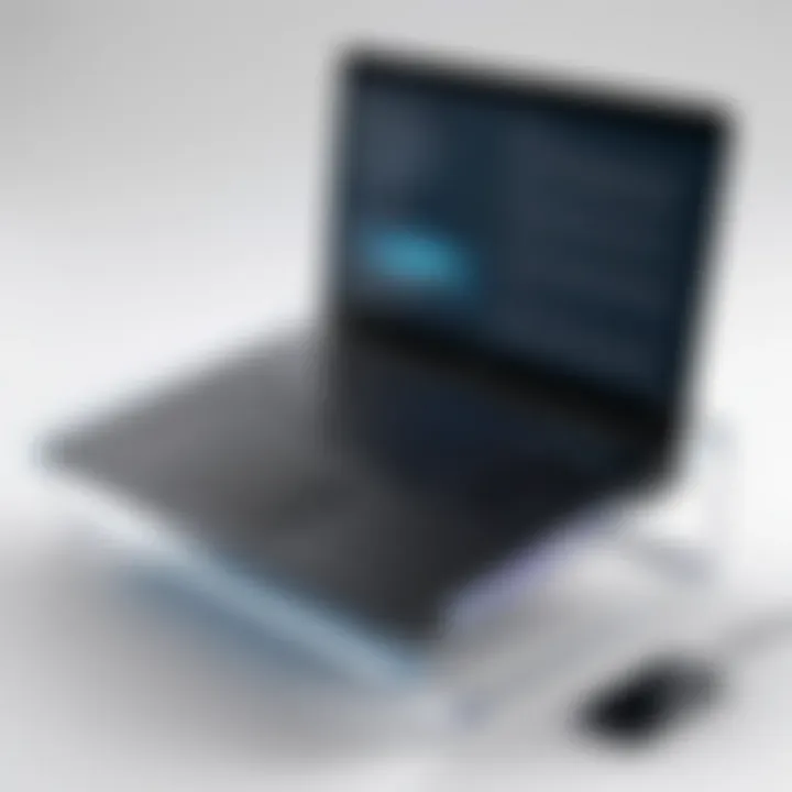 User feedback highlighting the advantages of using the Minder Laptop Stand.