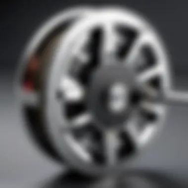 Close-up of Morryde Cord Reel components showcasing functionality