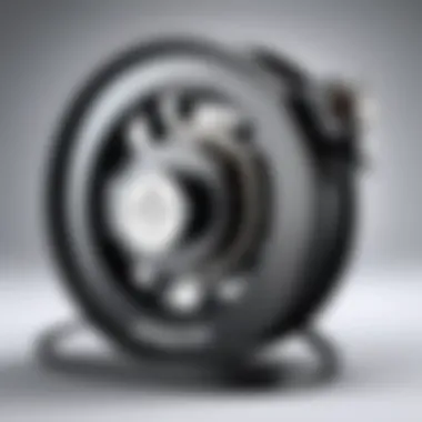 Detailed view of the Morryde Cord Reel's innovative design