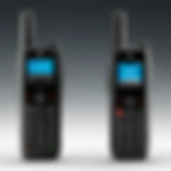 Detailed comparison chart of Motorola walkie talkies and competitors