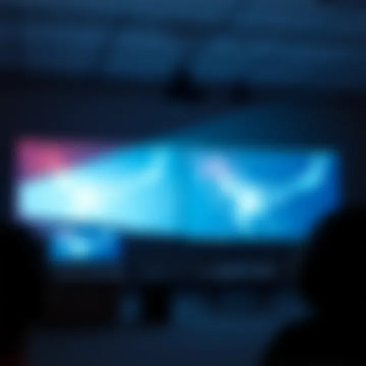 Visual representation of image clarity in projection