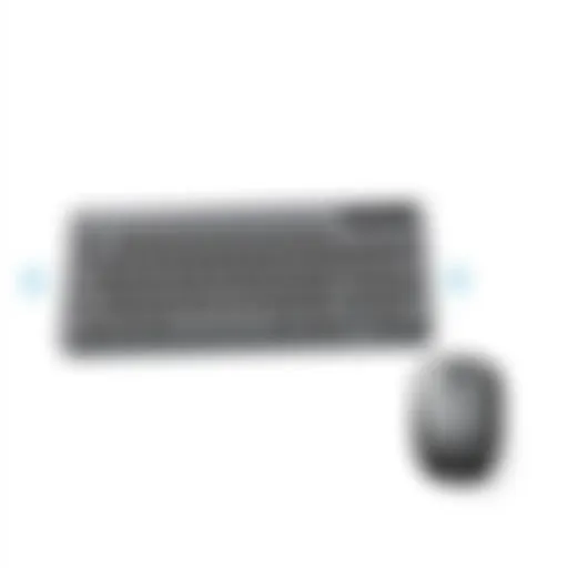 Wireless keyboard and mouse setup