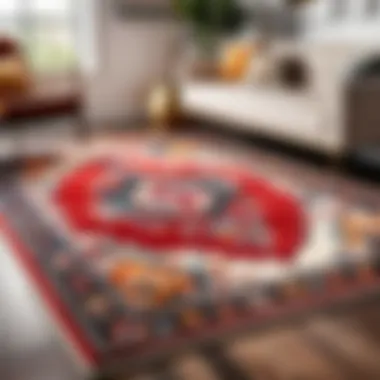 Nuloom Lenore area rug complementing a stylish living space