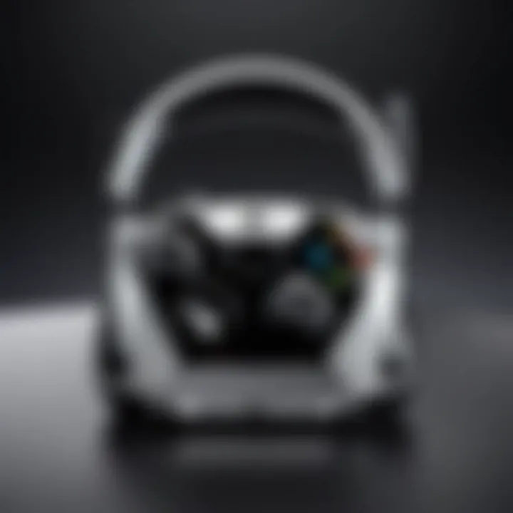 Astro gaming headset on Xbox controller