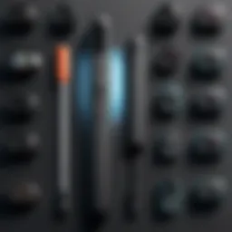 Showcasing various stick designs for GoPro Max