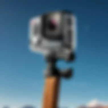 Demonstration of stick usage with GoPro Max