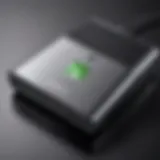 Detailed view of the Original Xbox HD Adapter showcasing its design and ports