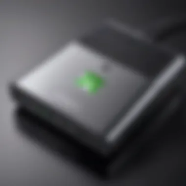Detailed view of the Original Xbox HD Adapter showcasing its design and ports
