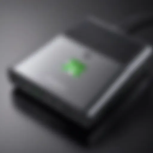Detailed view of the Original Xbox HD Adapter showcasing its design and ports