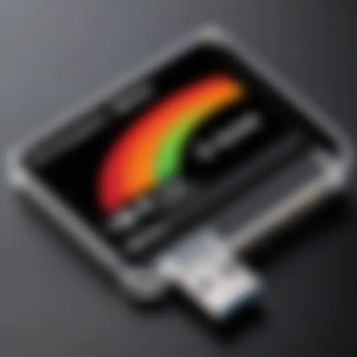 Performance comparison chart of USB Type-C SD card readers