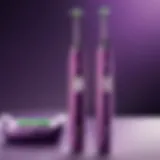 Philips Sonicare DiamondClean Purple showcasing its sleek design