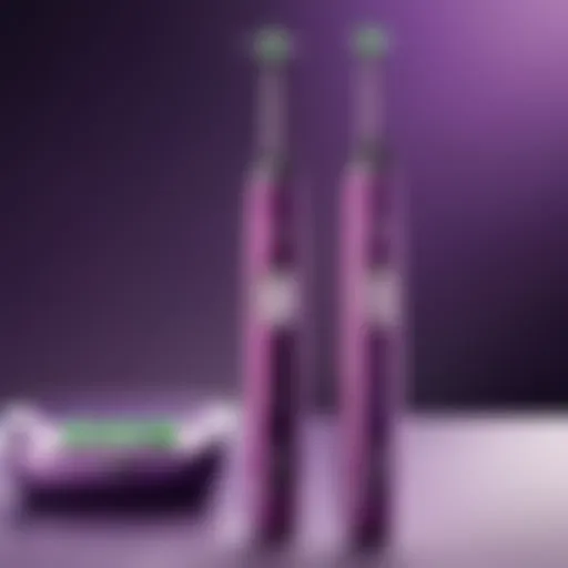 Philips Sonicare DiamondClean Purple showcasing its sleek design