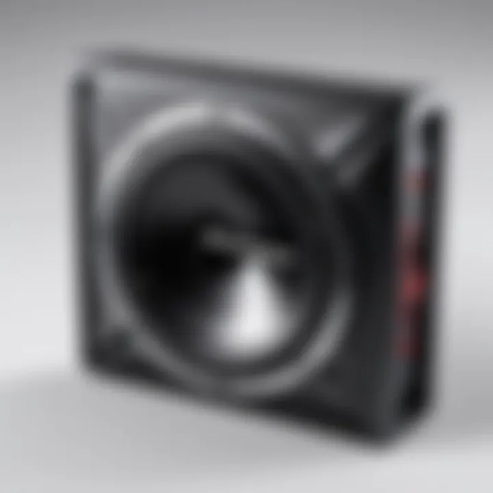 Pioneer Shallow Subwoofer 10 showcased in a car audio system
