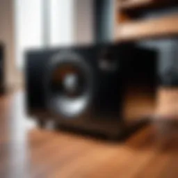 Pioneer Shallow Subwoofer 10 in a home audio setup
