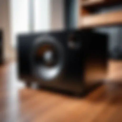 Pioneer Shallow Subwoofer 10 in a home audio setup