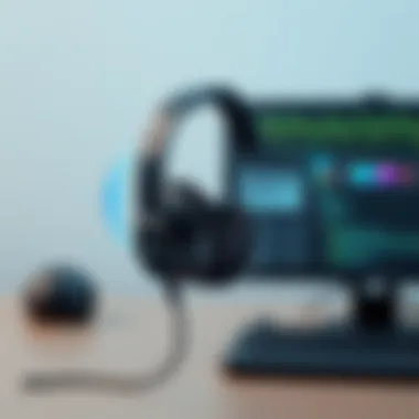 Advanced Audio Technology in Plantronics CS540 Illustration of Plantronics CS540 headset demonstrating audio technology