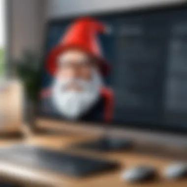 Installation wizard of punch design software on a computer screen