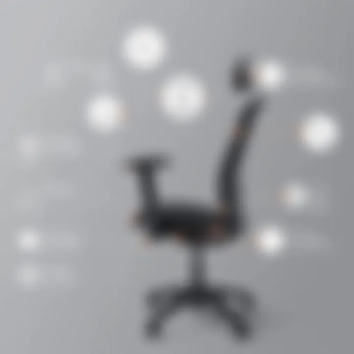 Ergonomic features highlighted in the Raynor office chair