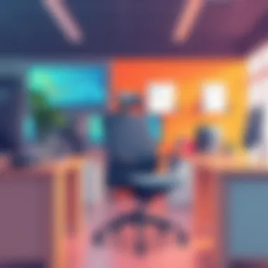 Raynor office chair in a professional workspace environment