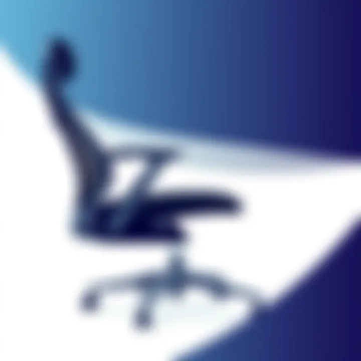 Sleek design of the Raynor office chair showcasing its modern aesthetics