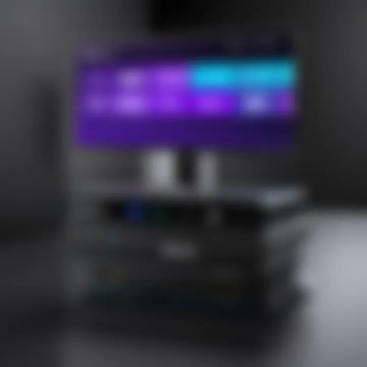 Comparison chart of costs between traditional cable and Roku