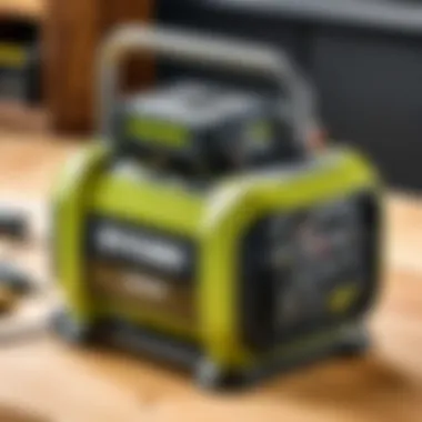 Compatibility with Other Tools Ryobi One+ Air Compressor alongside compatible tools